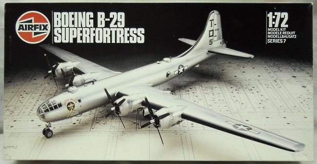 Airfix 1/72 Boeing B-29 Superfortress, 07001 plastic model kit